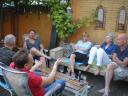 laatste avond in de tuin