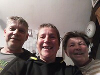Met Christa en haar man