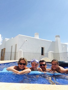 Puck, Elise, Barbara en Joost