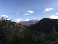 Uitzicht vanuit ons chalet
