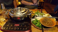 Hotpot...soort fondueën in bouillon