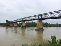 De Garonne is hier al een getijdenrivier.