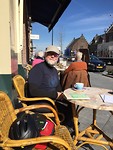 Verplichte terrasrust, want wachten op Alfred