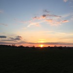 Zonsondergang in Frankrijk