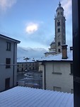 Ontwaken in Tirano met verse sneeuw