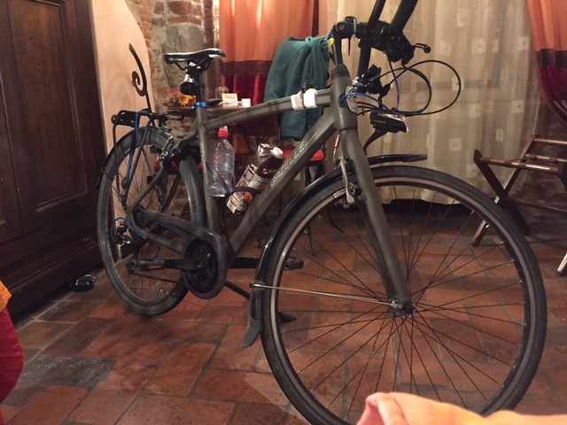 Fiets in de kamer