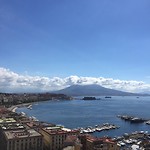 Napels met de Vesuvius