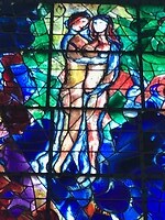 Detail van het raam