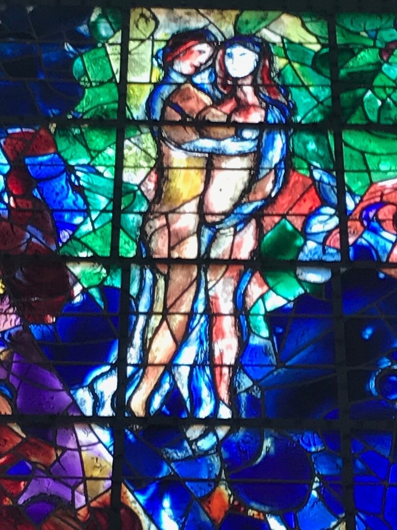 Detail van het raam