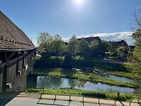 Voetgangersbrug in Aarberg