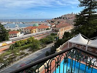 Uitzicht vanaf ons balkon