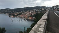 Tijdens het schuilen: Uitzicht op Monaco