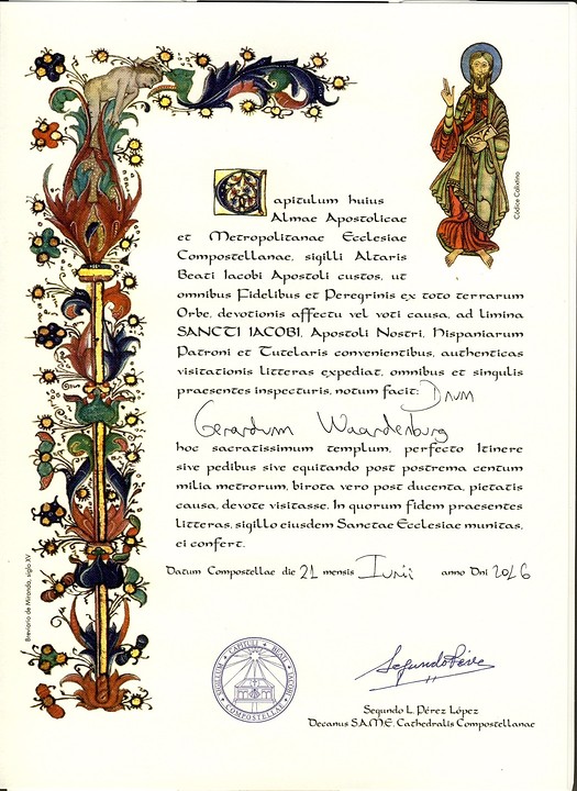 Compostela Gratum Waardenburg