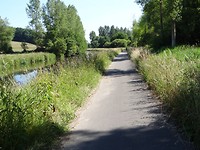 Fietspad langs de Mark, van Breda naar Galder