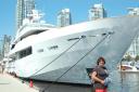 Een van de boten in Yaletown