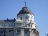 Toren van gebouw naast het Gresham-paleis