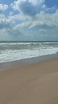 Creixell, strand met veel wind