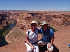 Bij Horseshoe Bend