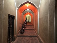 Ingang traditioneel house.