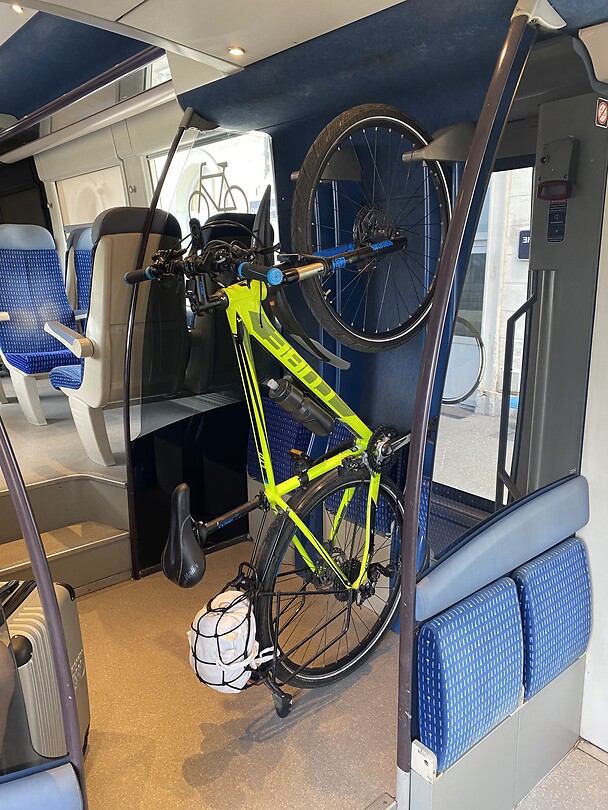 Fiets in de trein