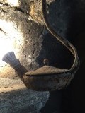 'olielamp', catacomben abdij St Maurice