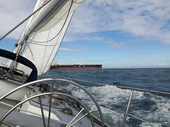 Dwars door de shipping Lane