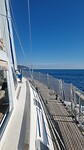 Onderweg naar Sitges, de ligplaats voor een maand