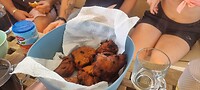 Zelf oliebollen gebakken