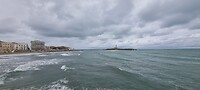 De haveningang van Vieste
