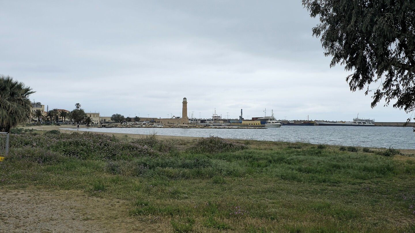 Het oude haventje van Rethymnon