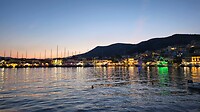 Pythagorion by night