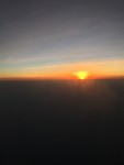 Zonsopgang bij Hongkong