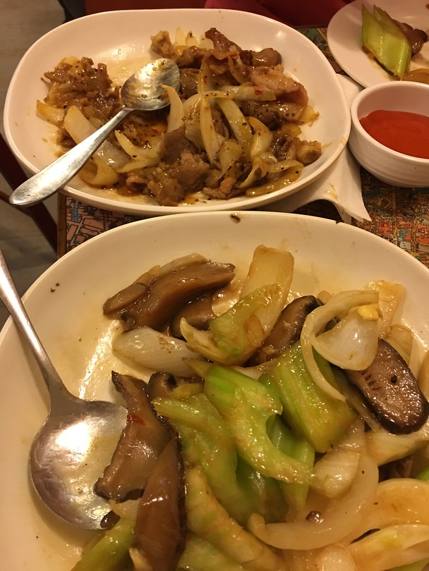 Genieten van het menu van Mr. Wong