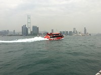 aan de waterkant bij Hong Kong Island
