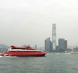 zicht op Kowloon