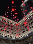 Chinese lampions by night