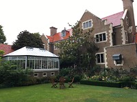 Overzicht van de green en kas