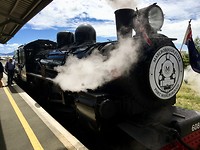 Stoomtrein in Blenheim
