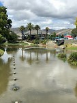 Overstroomde rivier