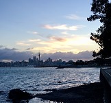 Zicht op Auckland vanaf Devonport