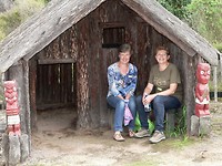 Oud Maori huisje