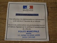101. Avis d’information