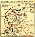 171. Routekaart Elf-Steden-Tocht