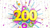 200. 200!