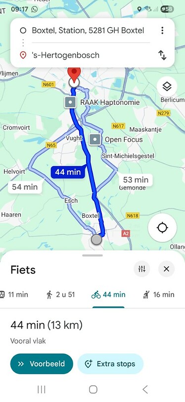 227. Fietsroute Boxtel – Den Bosch