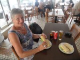 Sandwich met delights van de zee