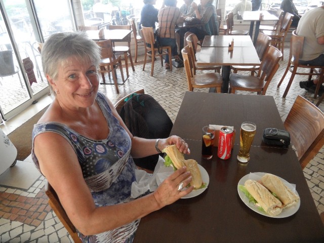 Sandwich met delights van de zee