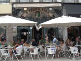 Het beroemde cafe 'A Brasileira'