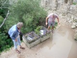 In Obidos op de muur