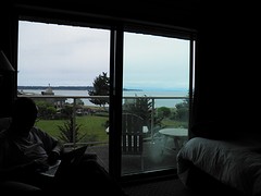 Uitzicht vanuit Kingfisher-kamer